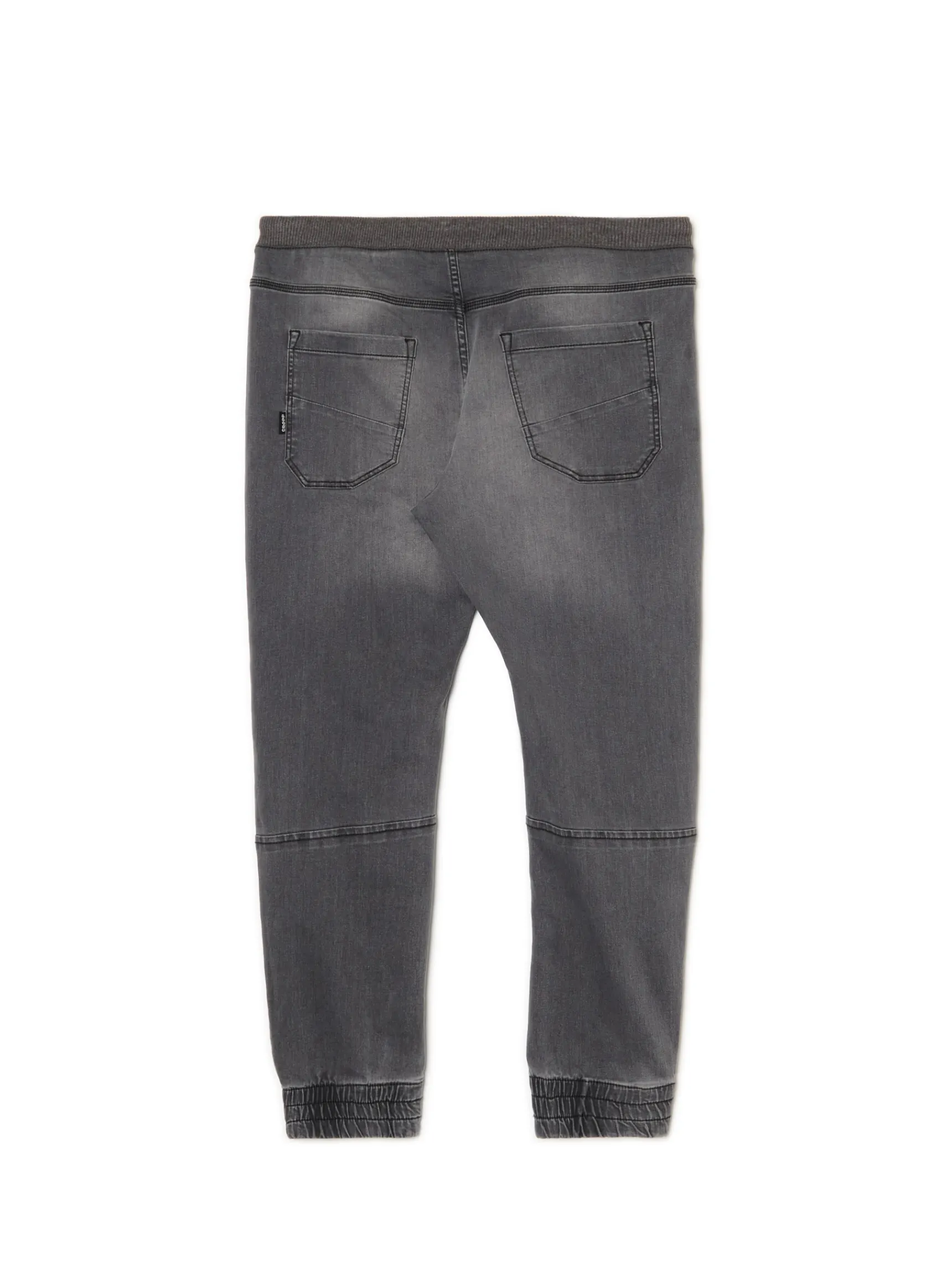 New Cropp Szare jeansowe joggery chino szary
