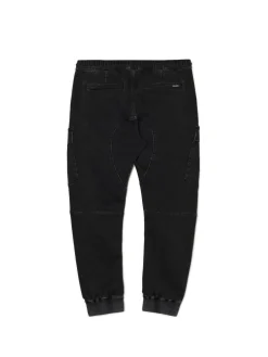 Discount Cropp Szare jeansy jogger z kieszeniami cargo szary