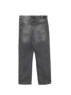 Fashion Cropp Szare jeansy relaxed szary