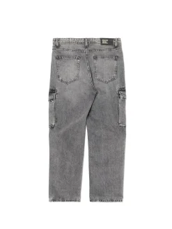Fashion Cropp Szare jeansy relaxed szary
