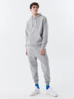 Clearance Cropp Szare joggery basic jasnyszary