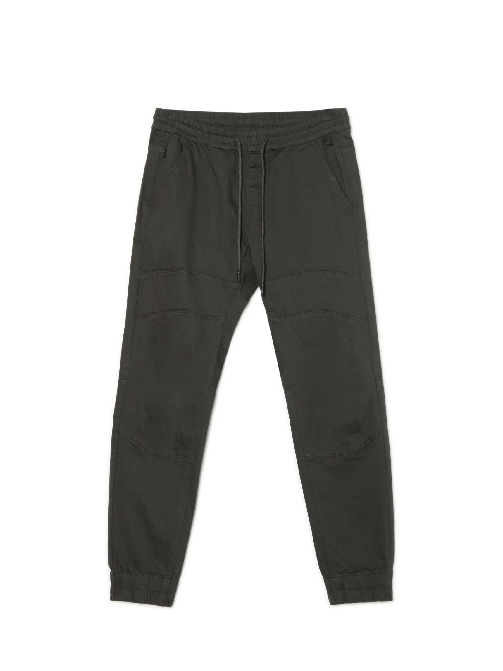 Sale Cropp Szare joggery z kieszeniami cargo szary