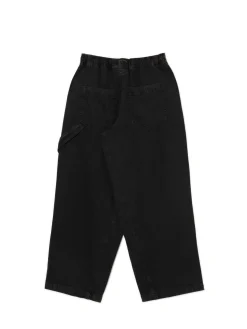 Discount Cropp Szare spodnie baggy z wysokim stanem szary