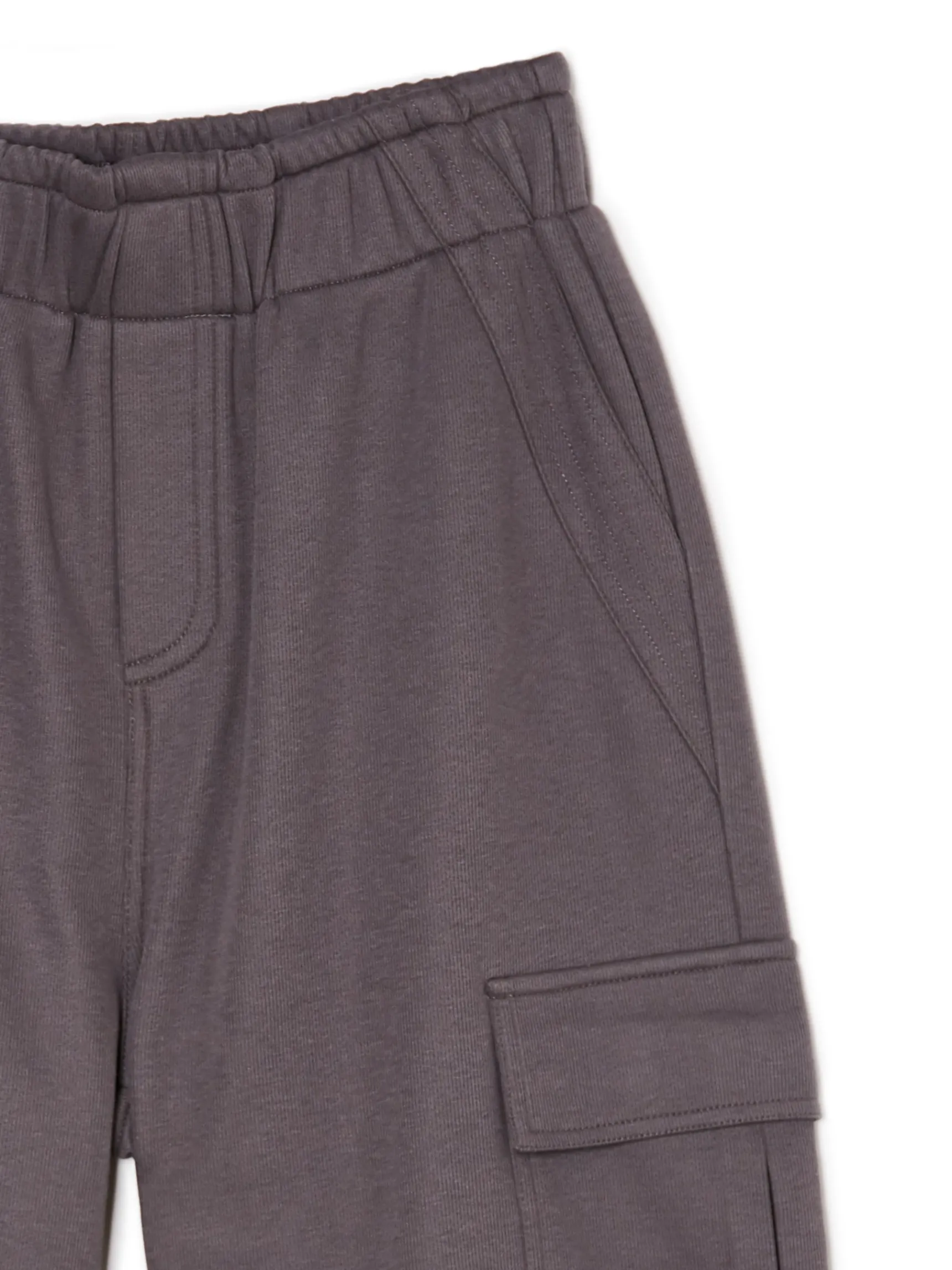 Outlet Cropp Szare spodnie cargo szary