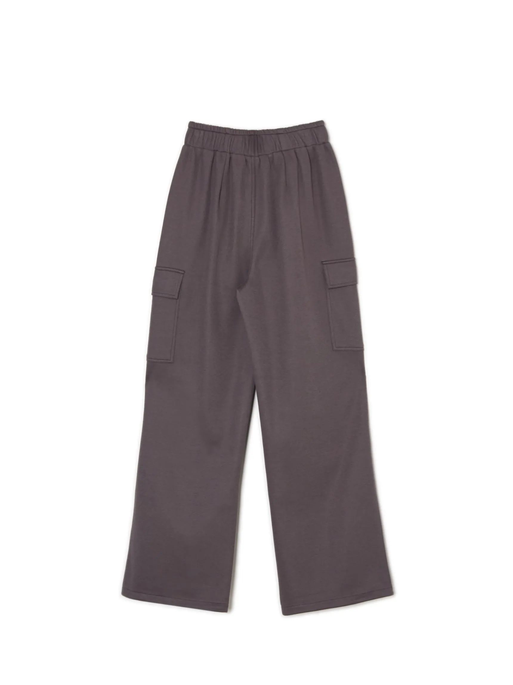 Outlet Cropp Szare spodnie cargo szary