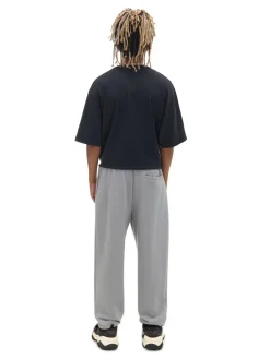 Best Cropp Szare spodnie dresowe joggery basic jasnyszary