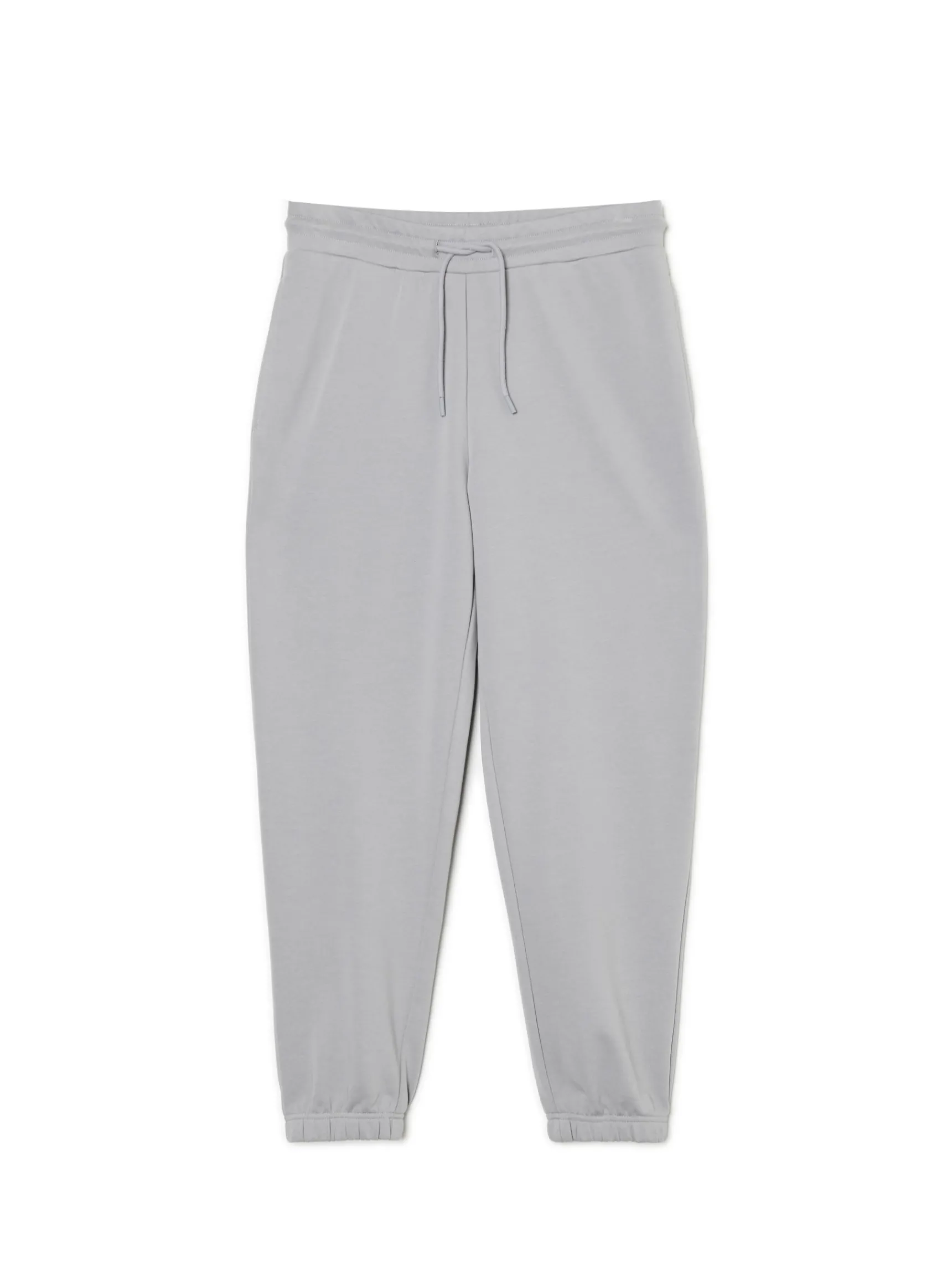 Best Cropp Szare spodnie dresowe joggery basic jasnyszary