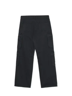 New Cropp Szare spodnie loose z kieszeniami cargo szary
