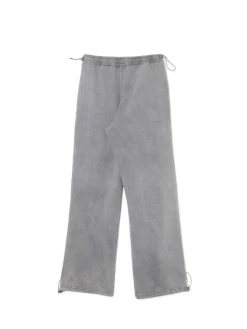 Sale Cropp Szare spodnie parachute jasnyszary