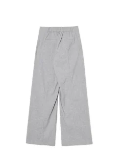 Sale Cropp Szare spodnie tailoring szary