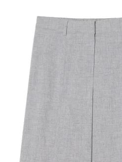 Sale Cropp Szare spodnie tailoring szary