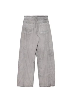Best Cropp Szare spodnie z kieszeniami cargo beżowy