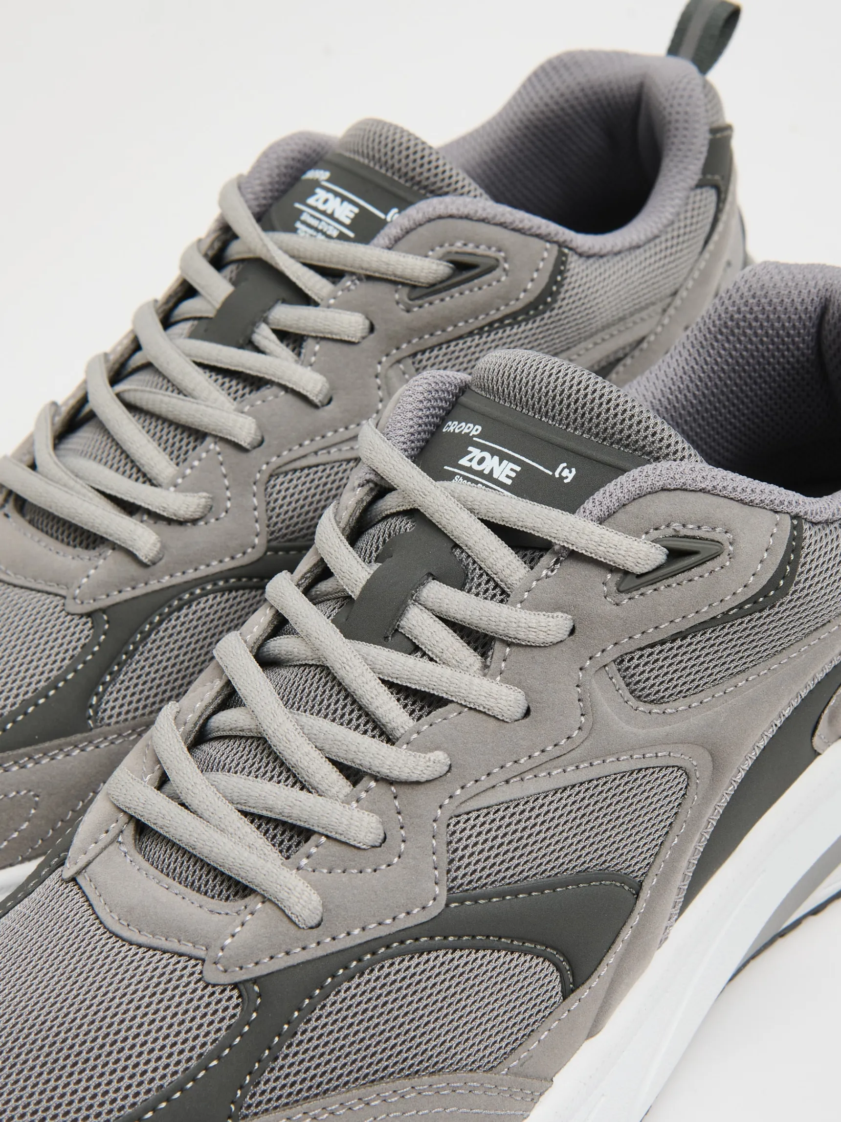 Outlet Cropp Szare sportowe sneakersy szary