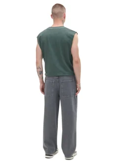 Best Cropp Szare super jeansy baggy szary