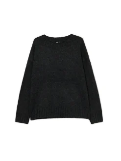 New Cropp gładki sweter szary
