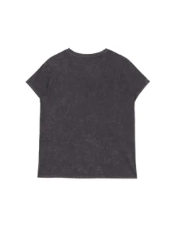 New Cropp T-shirt z nadrukiem Queen szary