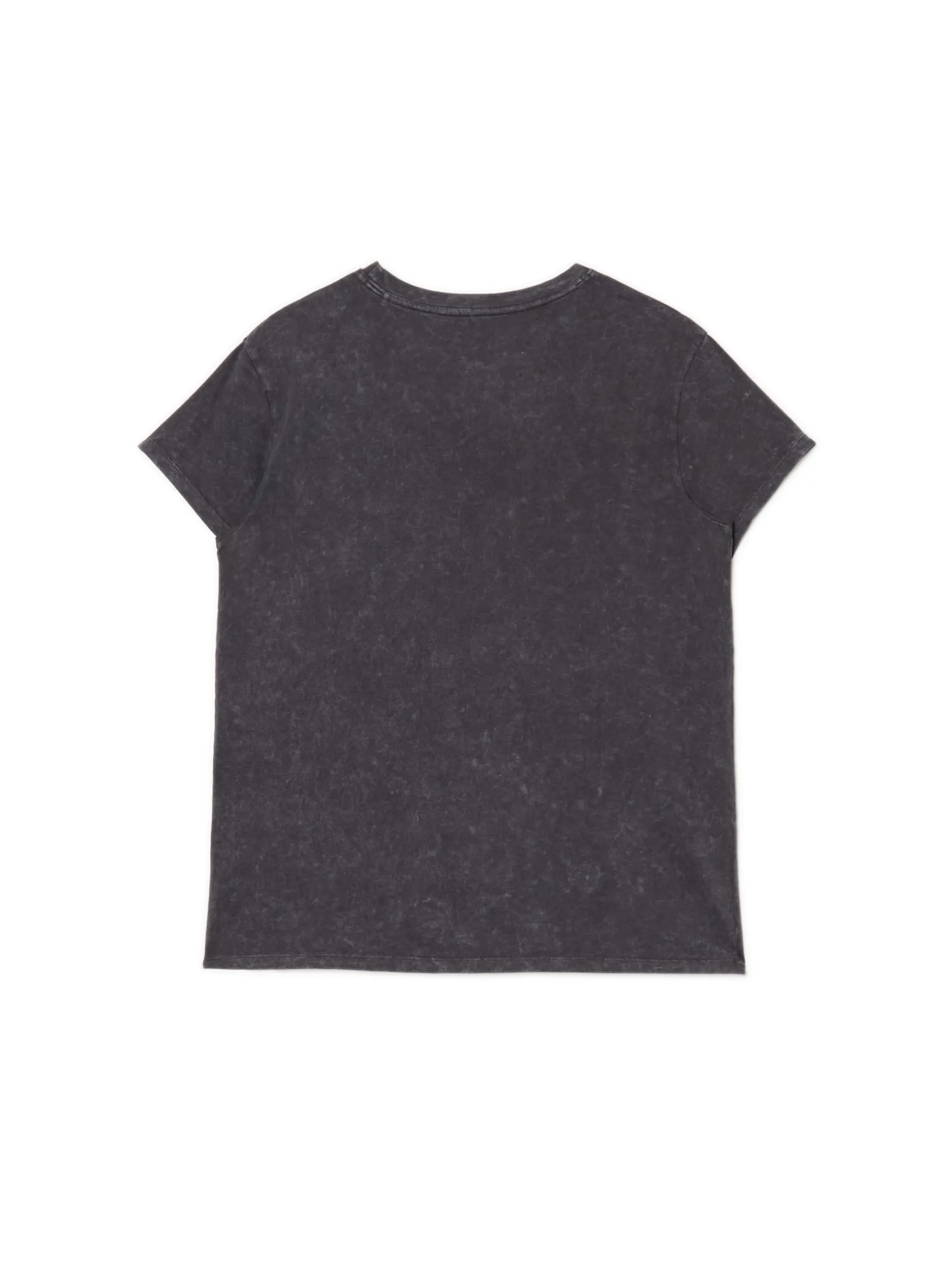 New Cropp T-shirt z nadrukiem Queen szary