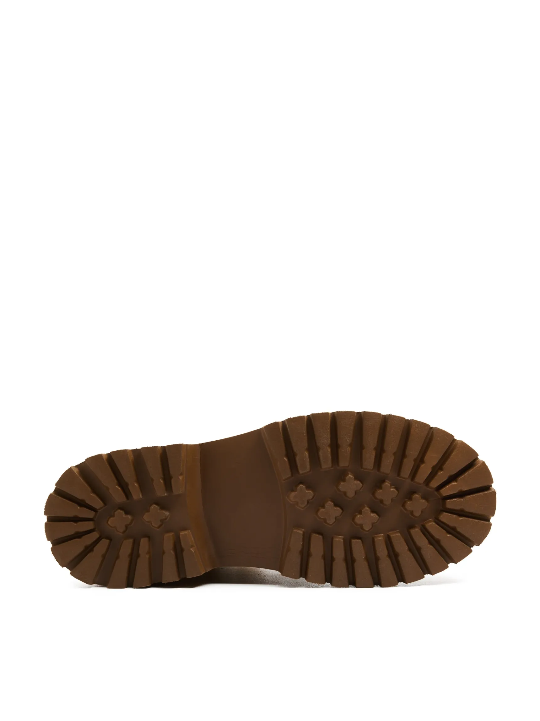 Discount Cropp Sznurowane botki na zimę brązowy