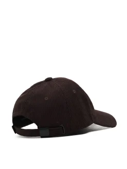 Clearance Cropp Sztruksowa czapka z daszkiem brązowy