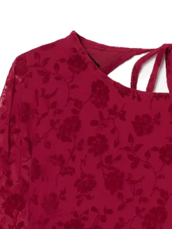 Sale Cropp Szyfonowa sukienka mini w kwiaty szary