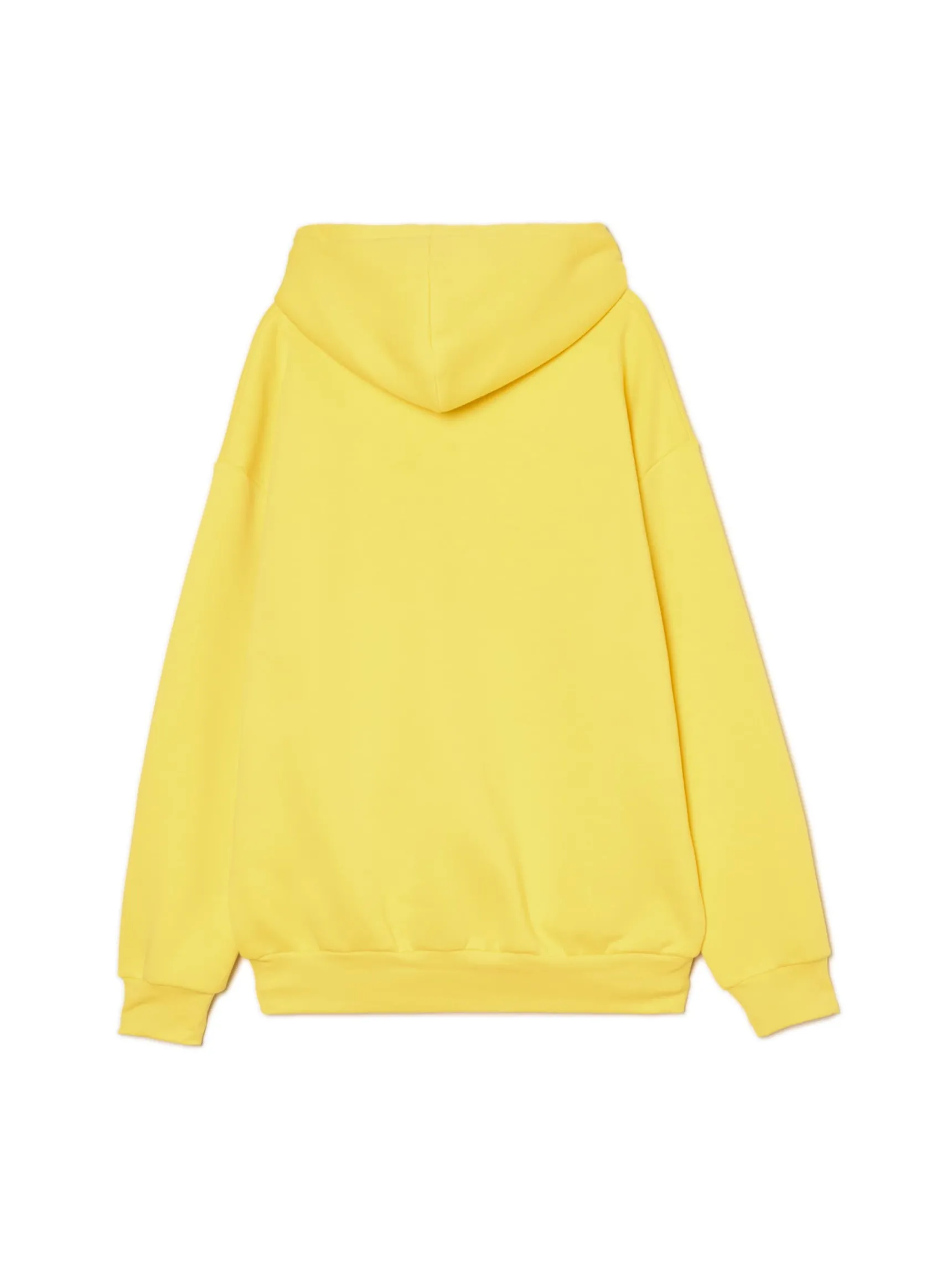 Sale Cropp Żółta bluza z aplikacją UNISEX żółty