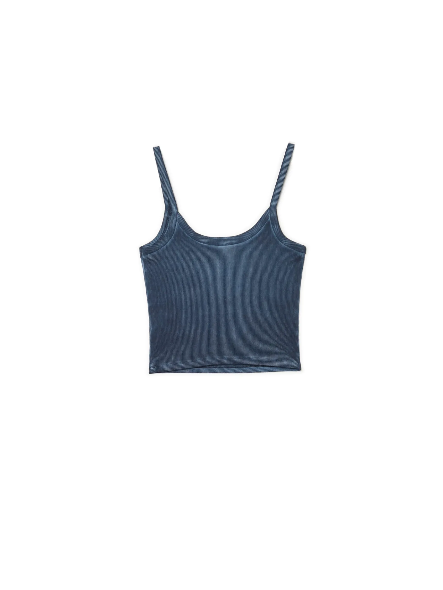 Clearance Cropp Top z napisem niebieski
