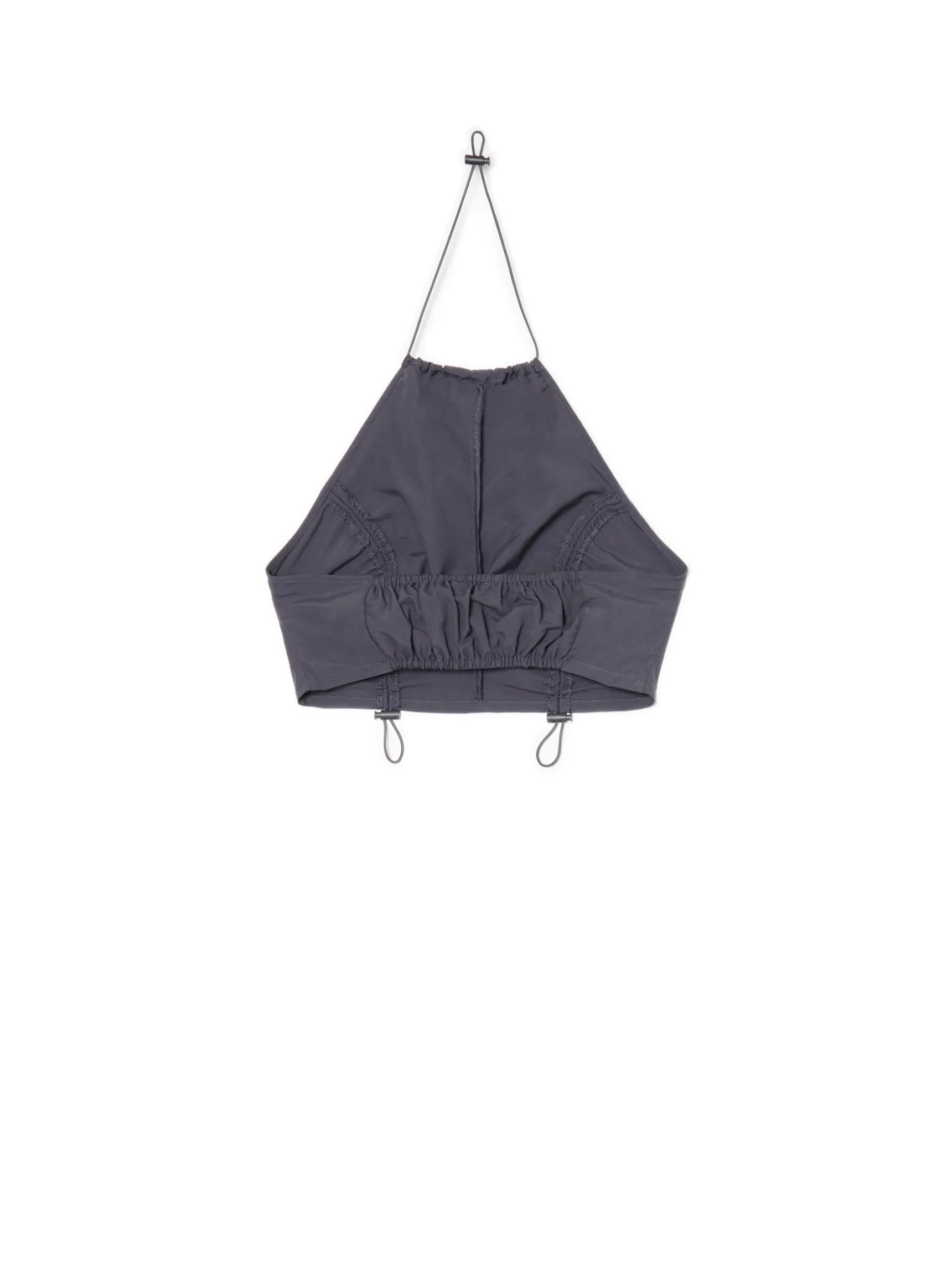 Fashion Cropp Top z regulacją fioletowy