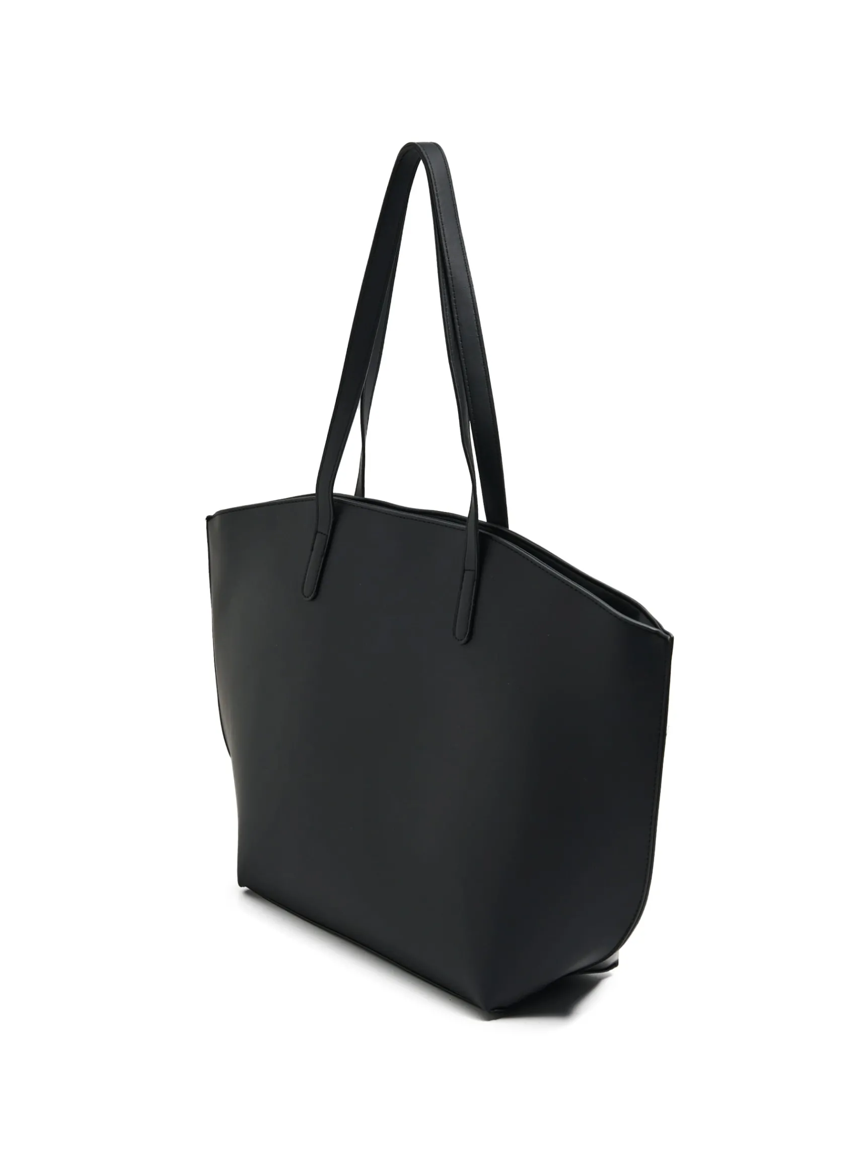 Fashion Cropp Torebka shopper z przegrodą czarny