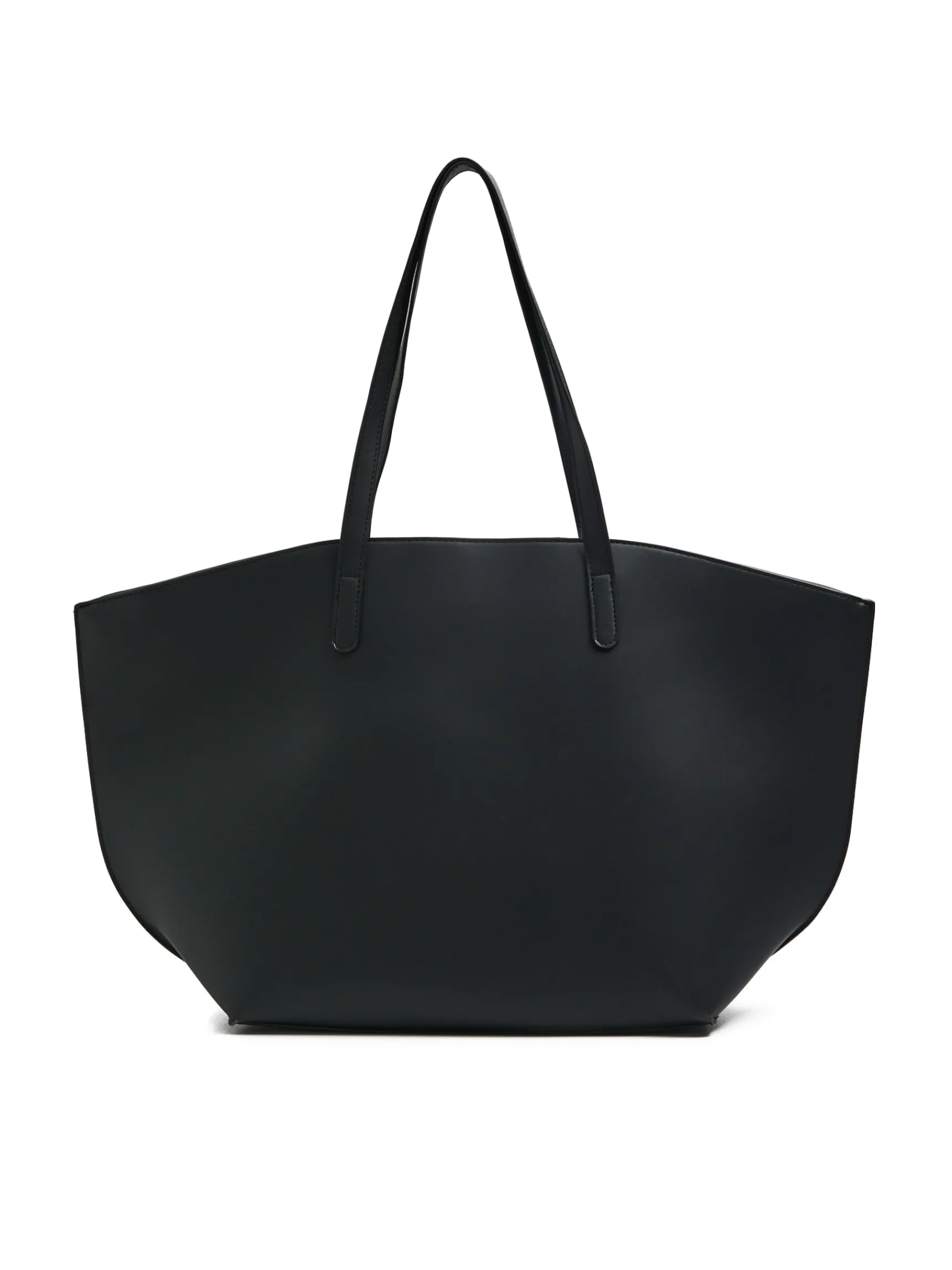 Fashion Cropp Torebka shopper z przegrodą czarny