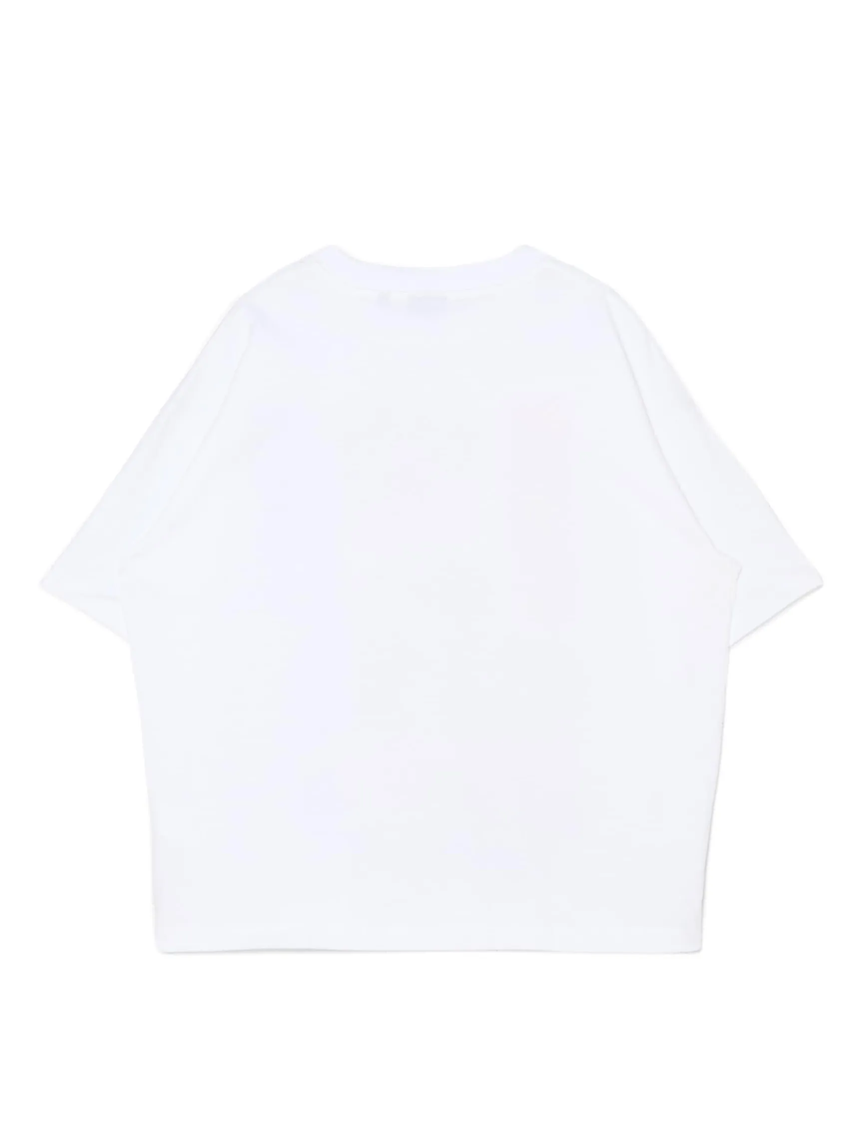 Fashion Cropp T-shirt oversize z nadrukiem biały