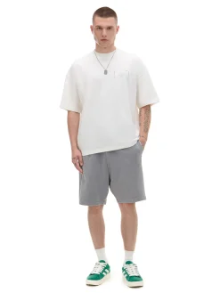 New Cropp T-shirt Pusha T. kremowy