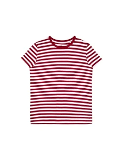 Clearance Cropp T-shirt w czerwono-białe paski czerwony