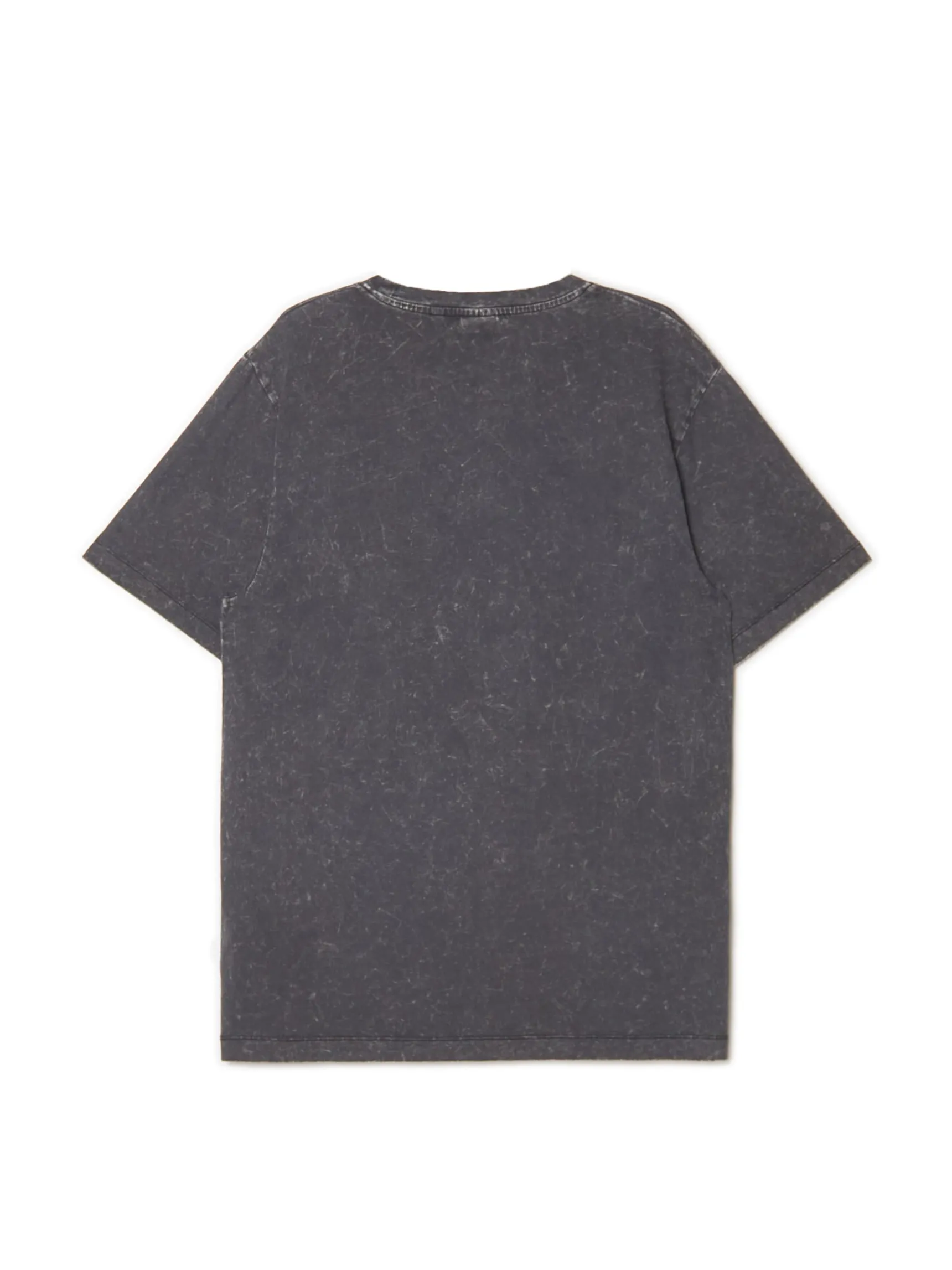 Sale Cropp T-shirt z efektem acid wash czarny