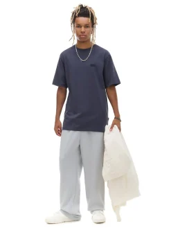 Sale Cropp T-shirt z haftem szary