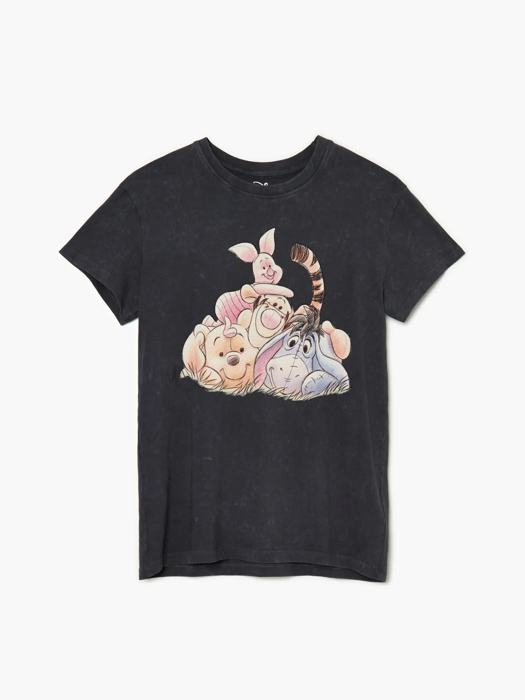 Clearance Cropp T-shirt z Przyjaciółmi ze Stumilowego Lasu UNISEX szary