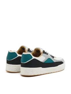 Best Cropp Wielokolorowe sneakersy kremowy