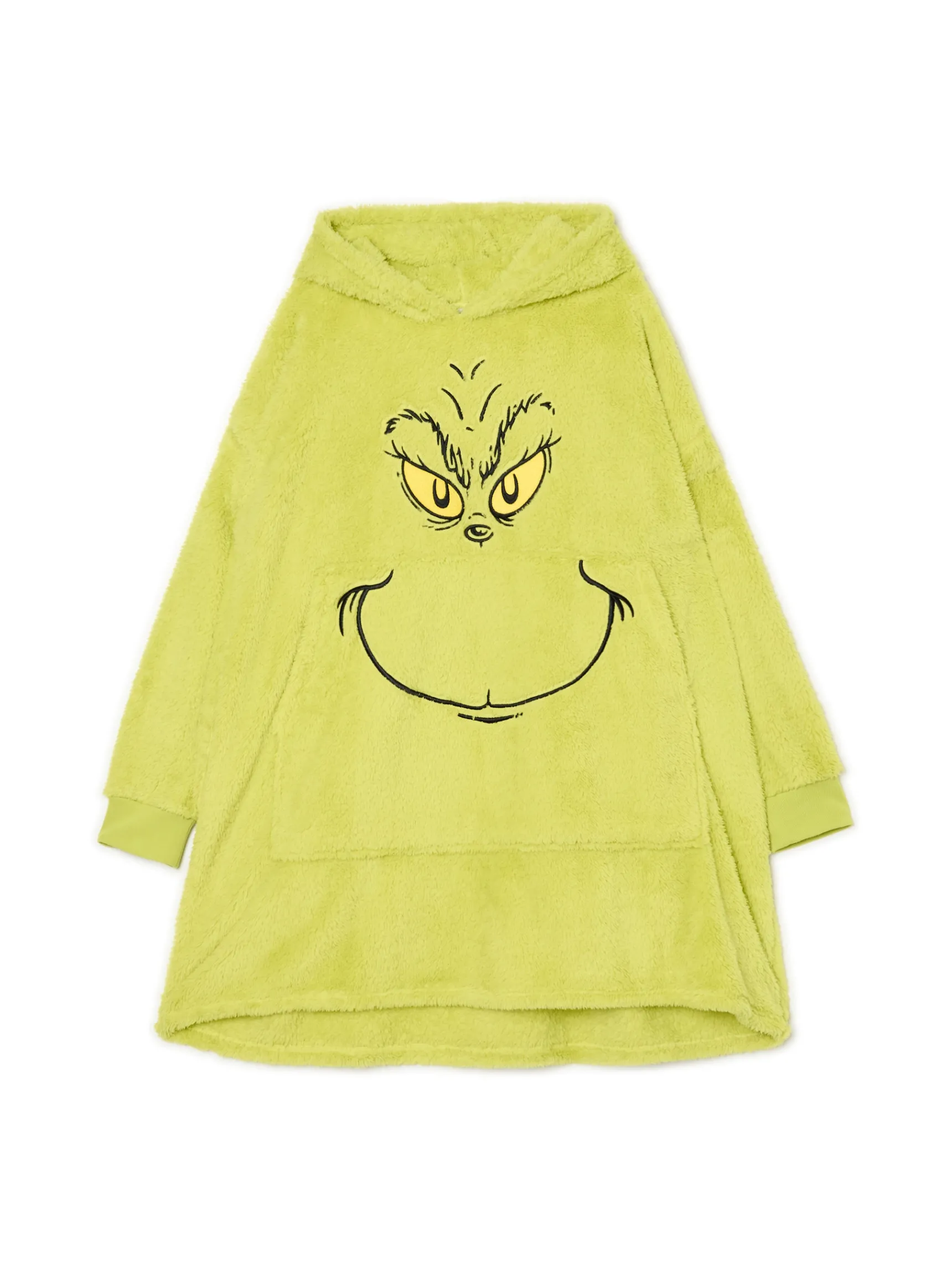 Hot Cropp Świąteczna bluza snuddie Grinch zielony