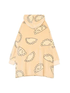 Discount Cropp Świąteczna bluza snuddie w pierogi beżowy
