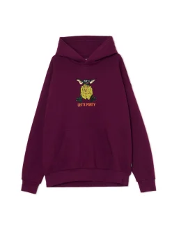 New Cropp Świąteczna bluza z Gremlinem fioletowy