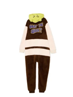New Cropp Świąteczna piżama onesie Shrek brązowy
