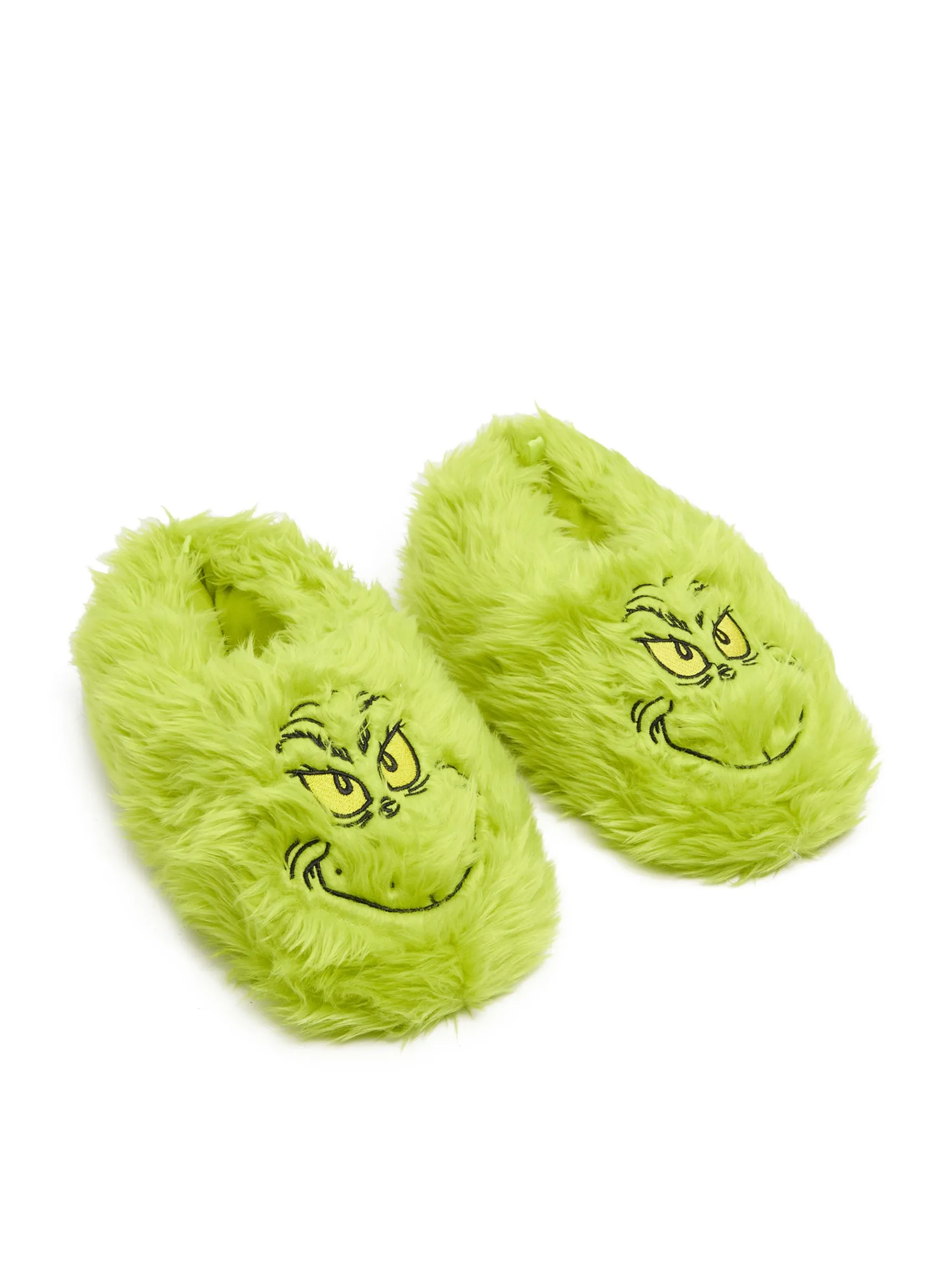 Fashion Cropp Świąteczne kapcie Grinch zielony