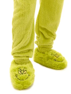 Fashion Cropp Świąteczne kapcie Grinch zielony
