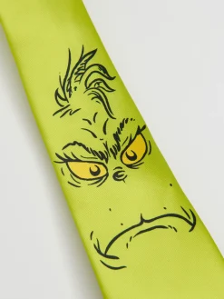 Online Cropp Świąteczny krawat Grinch zielony