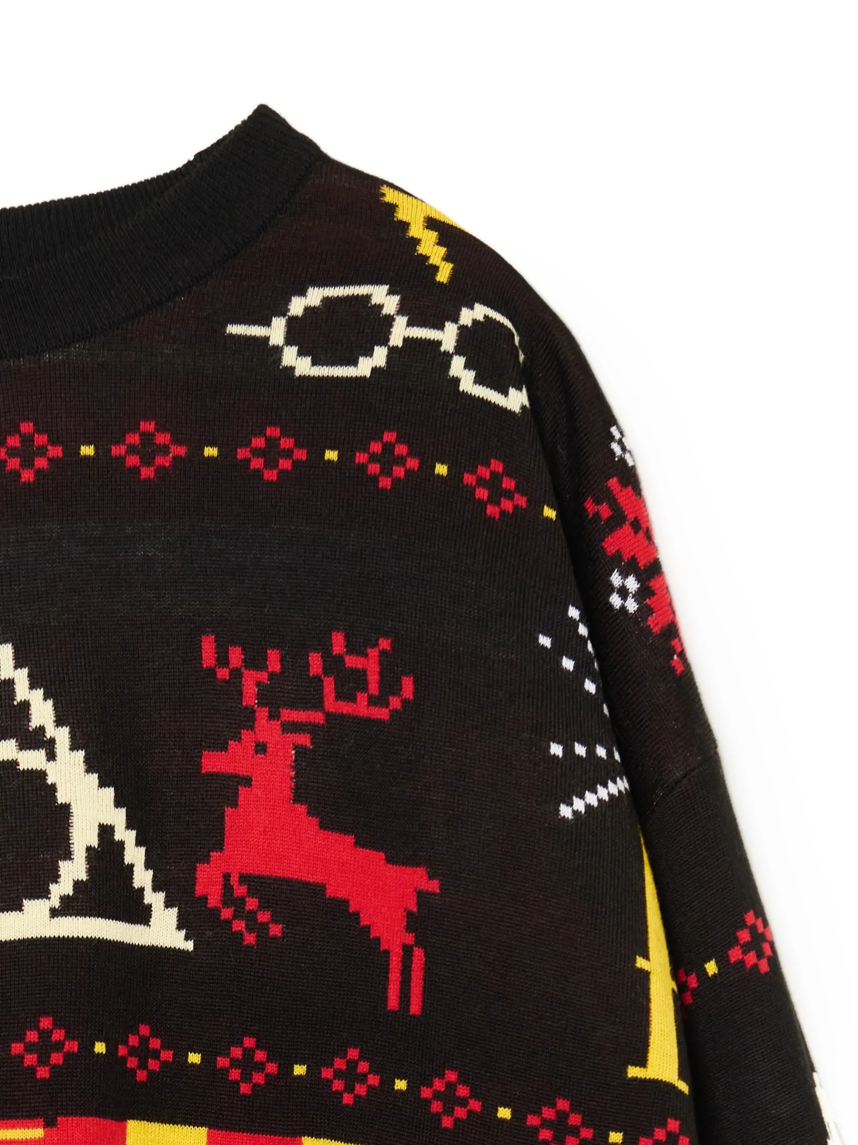 Discount Cropp Świąteczny sweter Harry Potter czarny