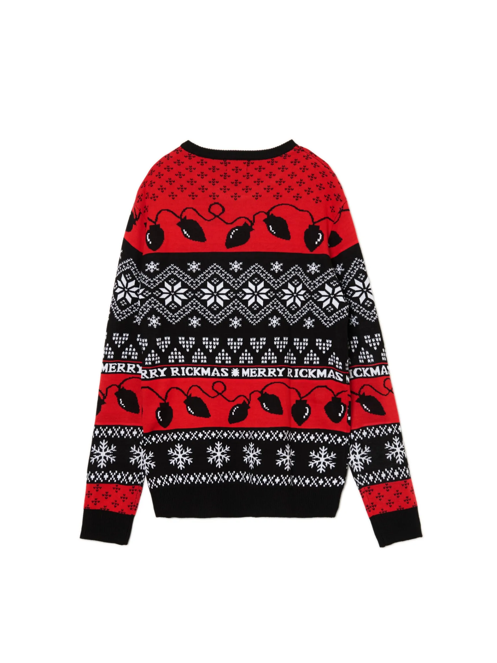 Clearance Cropp Świąteczny sweter Rick and Morty czerwony