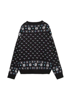 New Cropp Świąteczny sweter Rick and Morty czarny