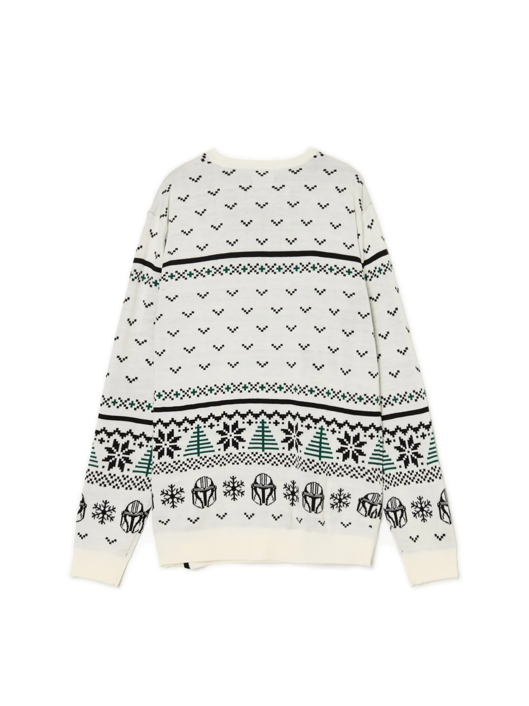 Sale Cropp Świąteczny sweter The Mandalorian kremowy
