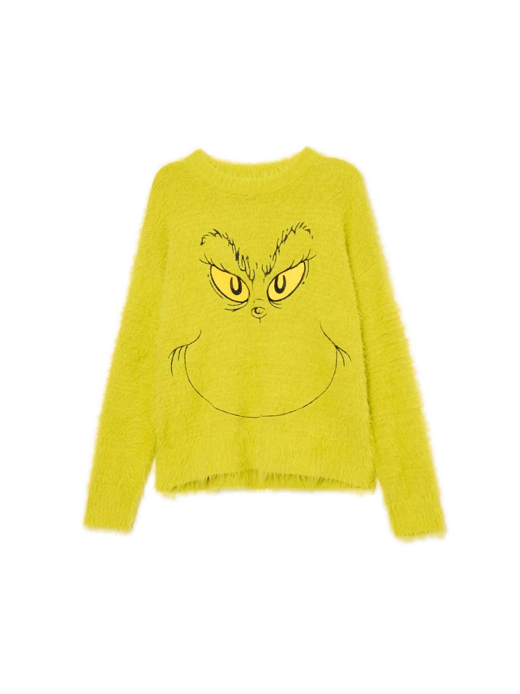 Clearance Cropp Świąteczny sweter z Grinchem zielony