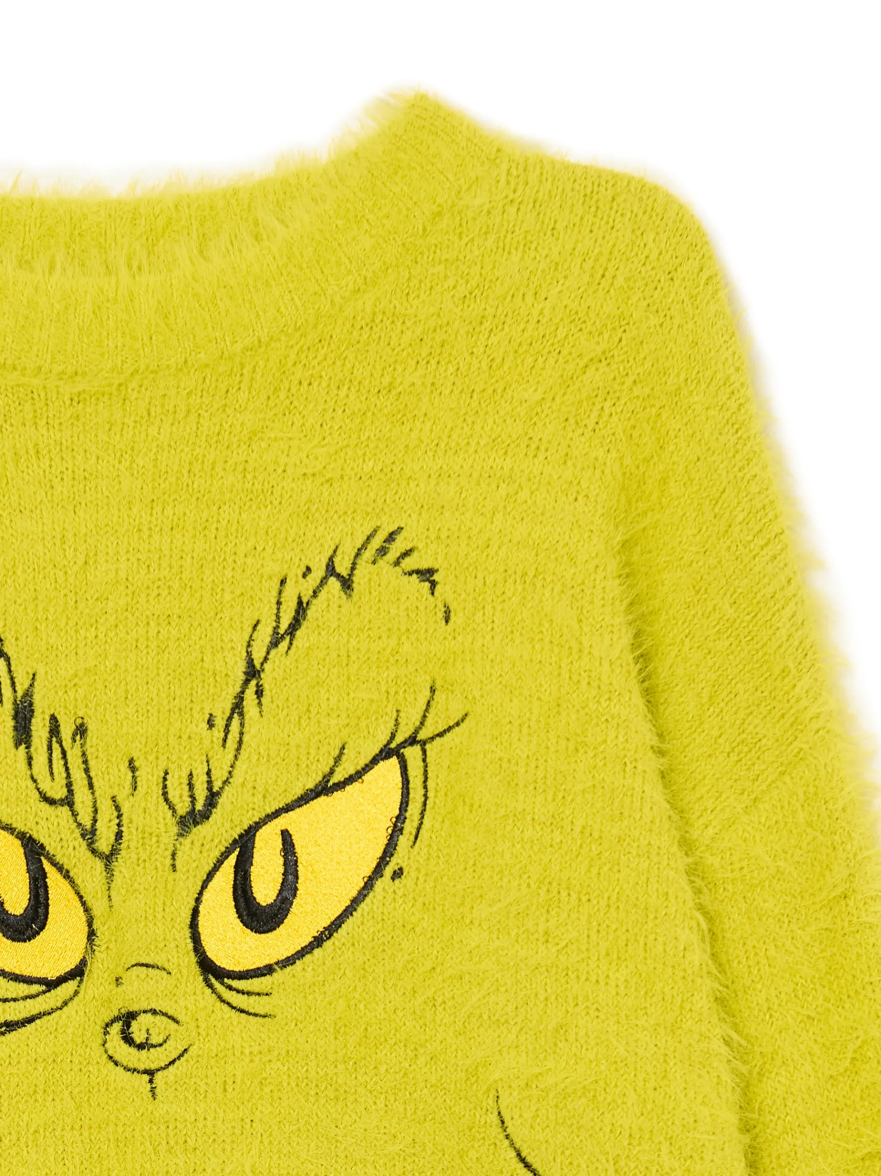 Clearance Cropp Świąteczny sweter z Grinchem zielony