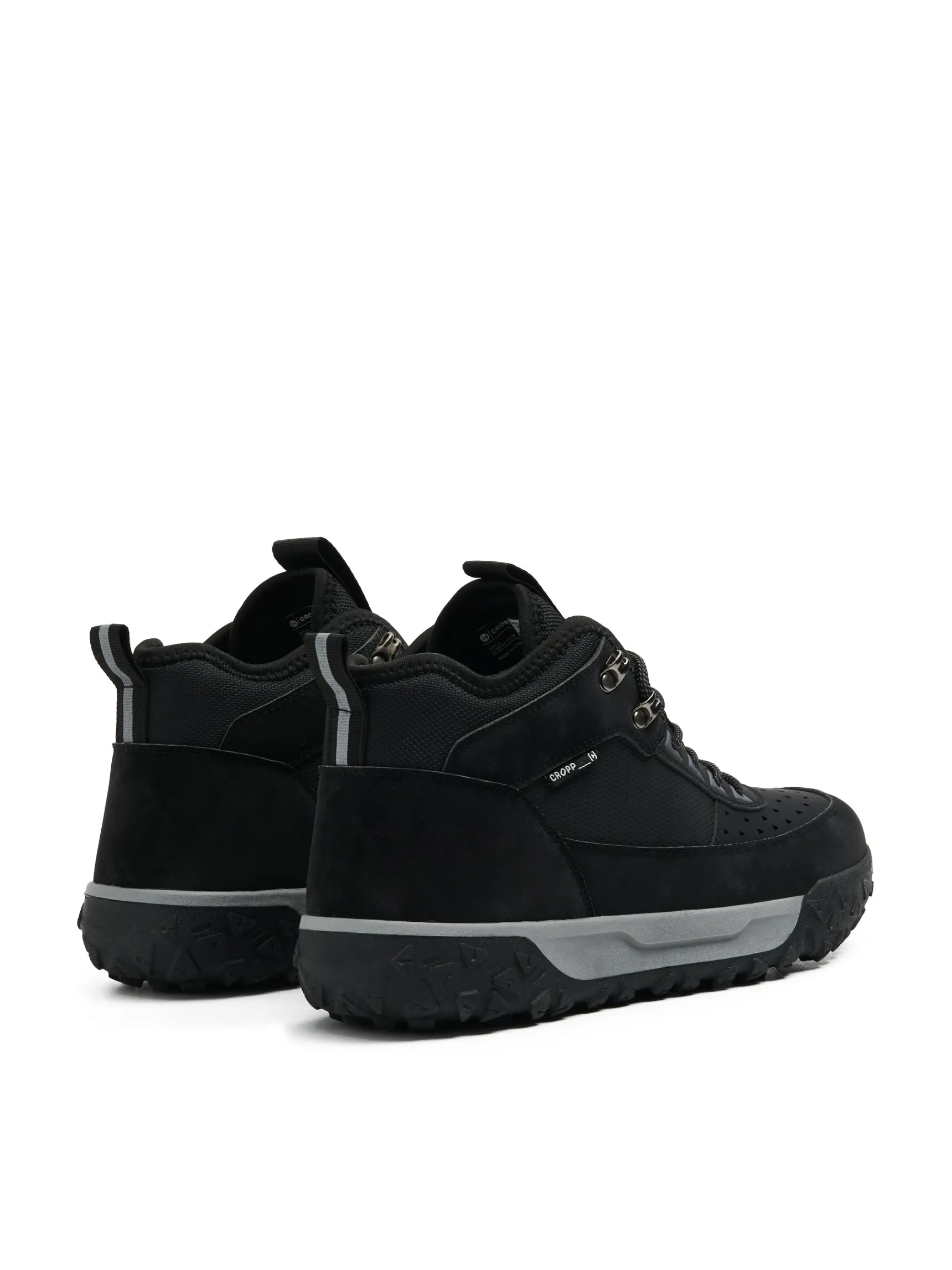 Fashion Cropp Wysokie czarne sneakersy czarny